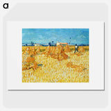 Harvest in Provence - Vincent van Gogh Poster.