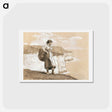アートポストカード-Flamborough Head, England - ウィンスロー ホーマー Postcard.