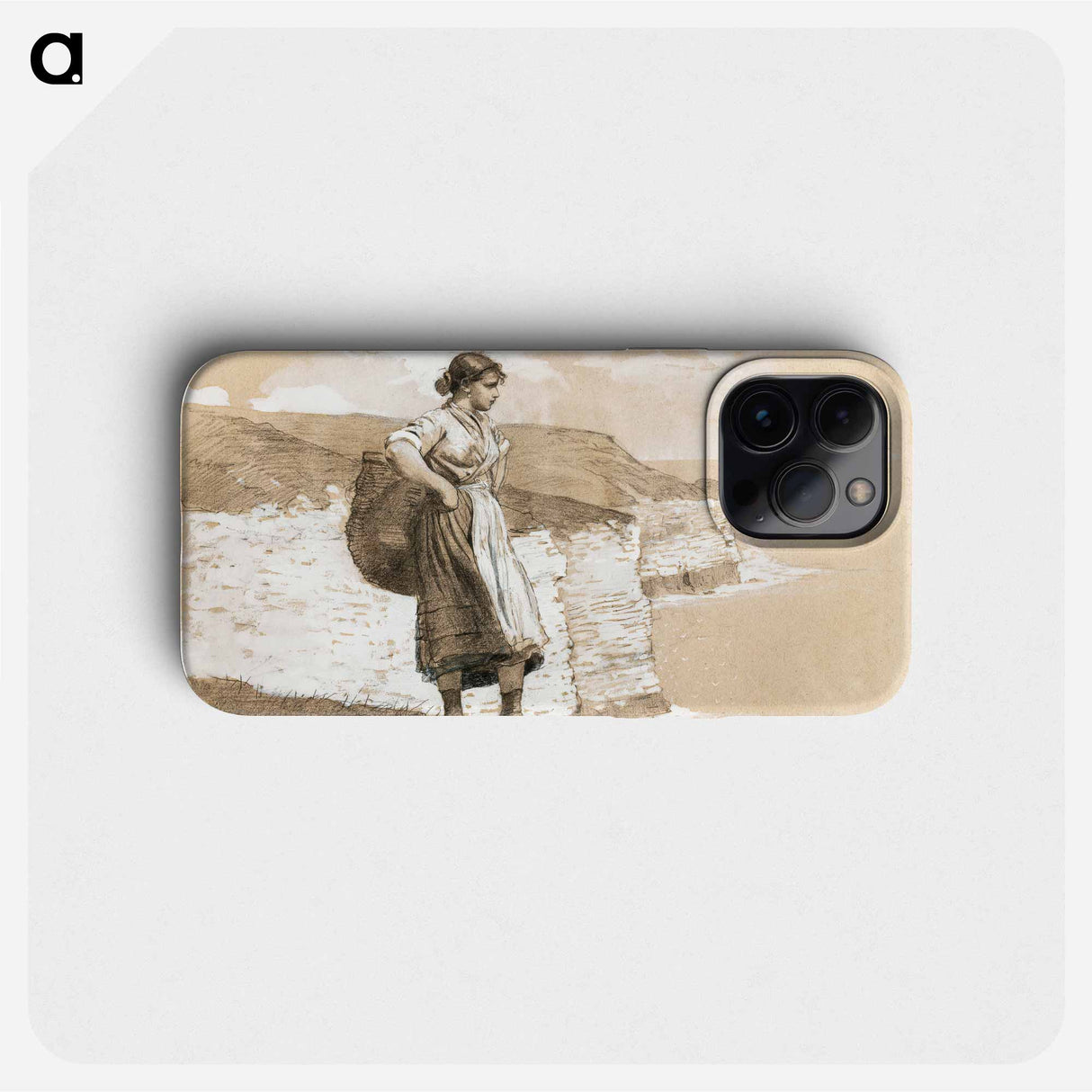 Flamborough Head, England - ウィンスロー ホーマー Phone Case.