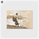 アートポストカード-Flamborough Head, England - ウィンスロー ホーマー Postcard.