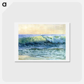 アートポストカード-The Wave - アルバート ビアスタット Postcard.