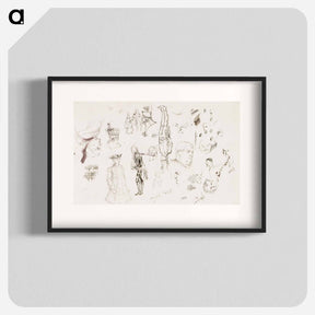 アートポスター-Figuuriharjoitelmia - アルバート エーデルフェルト Poster.