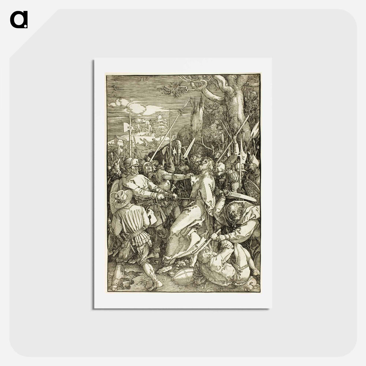 アートポストカード-The Betrayal of Christ - アルブレヒト デューラー Postcard.