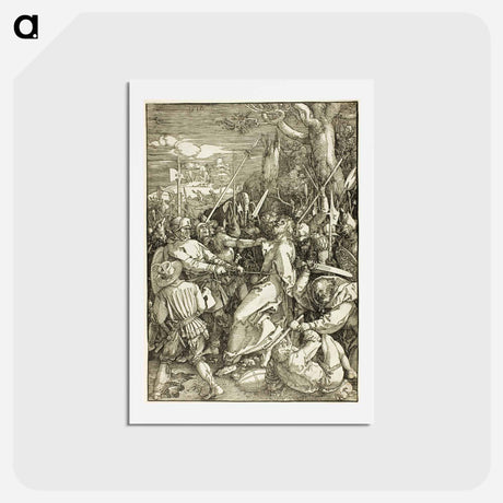 アートポストカード-The Betrayal of Christ - アルブレヒト デューラー Postcard.
