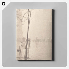 アートパネル-Spring Shower In New York - アルフレッド スティーグリッツ Canvas.