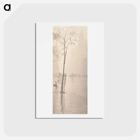 アートポストカード-Spring Shower In New York - アルフレッド スティーグリッツ Postcard.