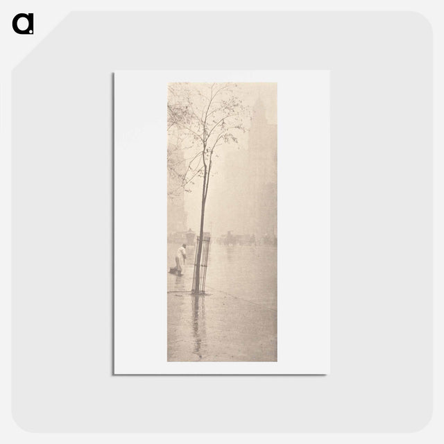 アートポストカード-Spring Shower In New York - アルフレッド スティーグリッツ Postcard.