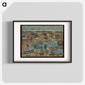 アートポスター-Marblehead Harbor
 - バーンズ・コレクション Poster.