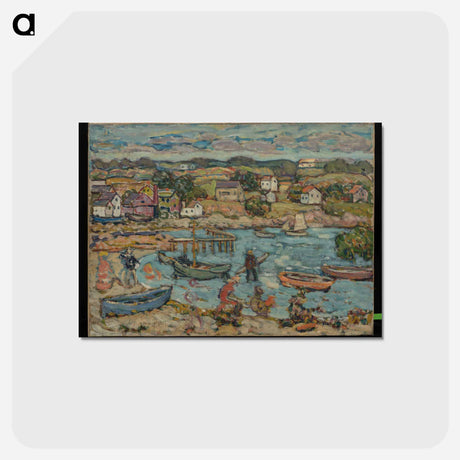 アートポストカード-Marblehead Harbor
 - バーンズ・コレクション Postcard.