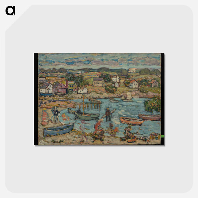 アートポストカード-Marblehead Harbor
 - バーンズ・コレクション Postcard.