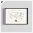アートポスター-The Voyages of Captain James Cook
 - 大英図書館 Poster.