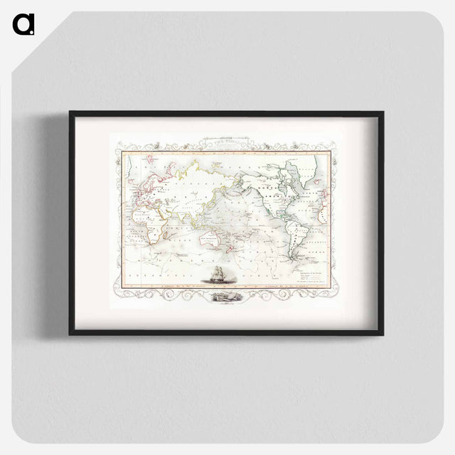 アートポスター-The Voyages of Captain James Cook
 - 大英図書館 Poster.