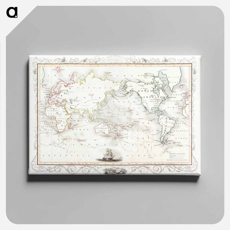 アートパネル-The Voyages of Captain James Cook
 - 大英図書館 Canvas.
