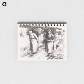 アートメモ帳-Firewood Carriers - カミーユ ピサロ Memo.