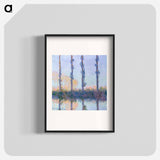 The Four Trees - Claude Monet Poster.