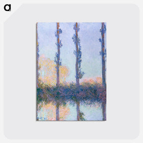 アートポストカード-The Four Trees - クロード モネ Postcard.