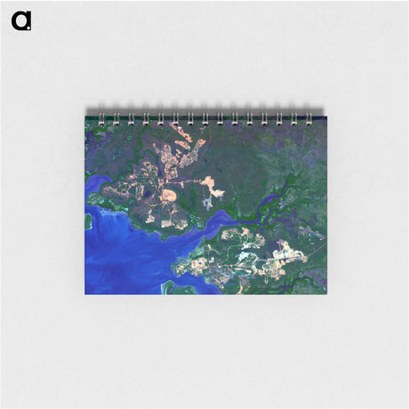 アートメモ帳-Weipa Bauxite Mine, Queensland
 - 上空からの地球 Memo.