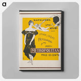 アートパネル-Napoleon's love affairs and other great features in the July Metropolitan print in high resolution by Edward Penfield - エドワード ペンフィールド Canvas.