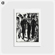 アートポストカード-Five Women on the Street - エルンスト ルートヴィヒ キルヒナー Postcard.