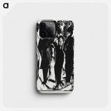 Five Women on the Street - Ernst Ludwig Kirchner Phone Case.