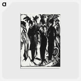アートポストカード-Five Women on the Street - エルンスト ルートヴィヒ キルヒナー Postcard.
