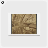 アートポストカード-Parc de Saint Cloud
 - ウジェーヌ アジェ Postcard.