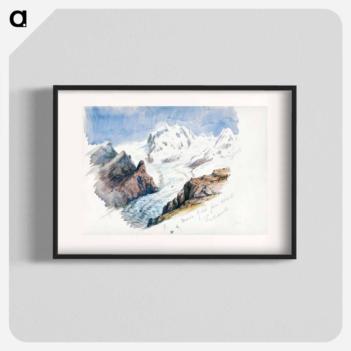 Monte Rosa from Hornli, Zermatt - John Singer Sargent Poster.