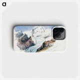 Monte Rosa from Hornli, Zermatt - John Singer Sargent Phone Case.