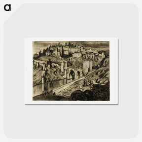 アートポストカード-The Towering City, Toledo
 - ジョセフ ペネル Postcard.