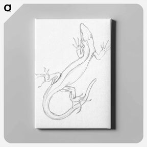 アートパネル-Lizard - ユリー デ フラーハ Canvas.