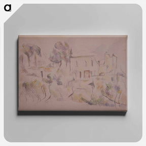 アートパネル-The Coach House - ポール セザンヌ Canvas.