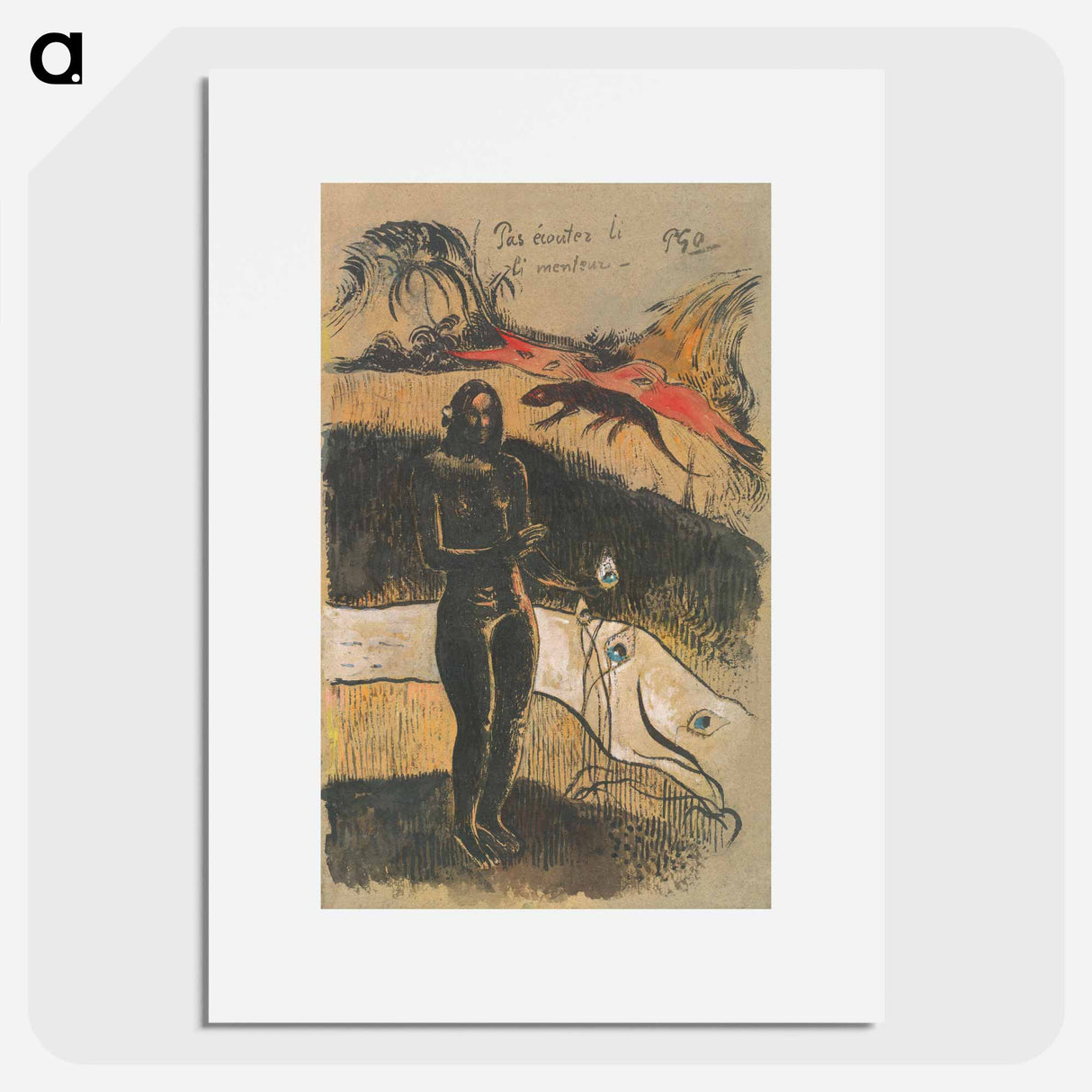 Delightful Land - Paul Gauguin Poster.