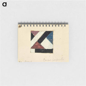 アートメモ帳-Studie voor Contra compositie XXI - テオ ファン ドゥースブルフ Memo.
