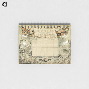 アートメモ帳-Ontwerp voor de kalender 1899 voor de Stoomdrukkerij Aurora - テオ ヴァン ホイテマ Memo.