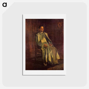 アートポストカード-Monsignor Diomede Falconia - トーマス エイキンズ Postcard.