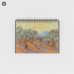アートメモ帳-Olive Trees - フィンセント ファン ゴッホ Memo.