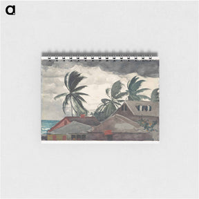 アートメモ帳-Hurricane, Bahamas - ウィンスロー ホーマー Memo.