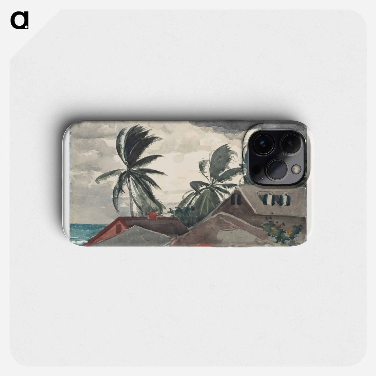 Hurricane, Bahamas - Winslow Homer Phone Case.