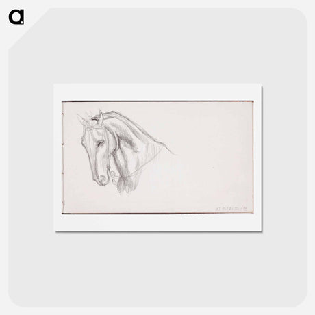 アートポストカード-(unknown)part of a sketchbook - アルバート エーデルフェルト Postcard.