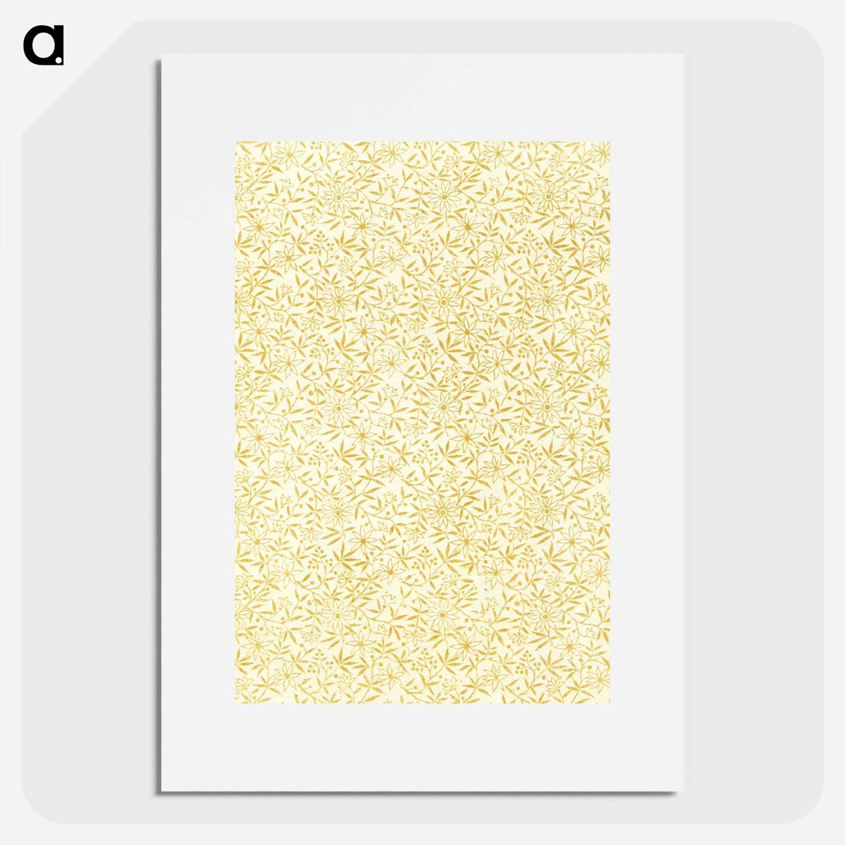 アートポスター-Decorative Paper from Ten Thousand Miles on a Bicycle
 - 大英図書館 Poster.