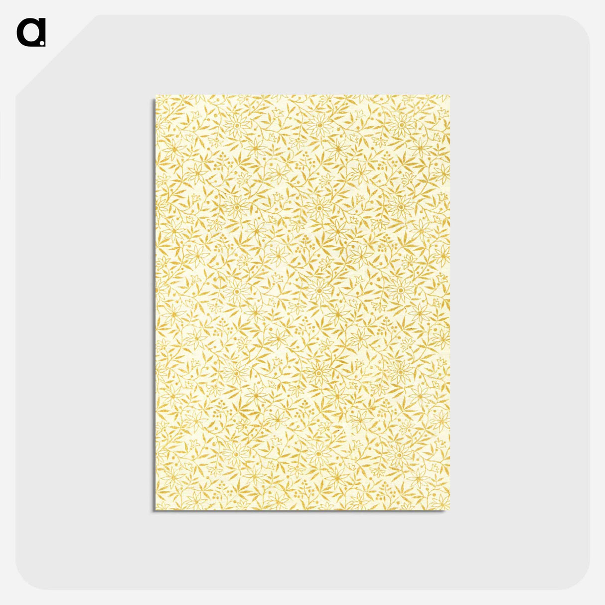 アートポストカード-Decorative Paper from Ten Thousand Miles on a Bicycle
 - 大英図書館 Postcard.