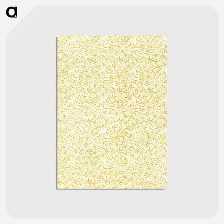 アートポストカード-Decorative Paper from Ten Thousand Miles on a Bicycle
 - 大英図書館 Postcard.