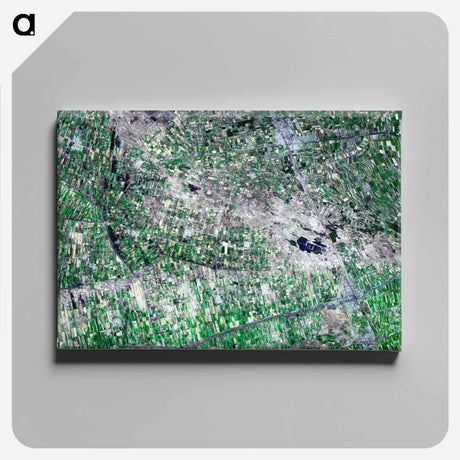 アートパネル-Jizzax Province, Uzbekistan
 - 上空からの地球 Canvas.