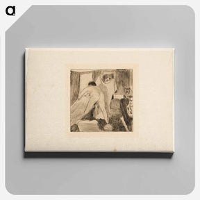 アートパネル-Leaving the Bath - エドガー ドガ Canvas.