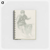 アートメモ帳-Study for One of the Fates - エドワード バーン ジョーンズ Memo.