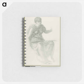 アートメモ帳-Study for One of the Fates - エドワード バーン ジョーンズ Memo.