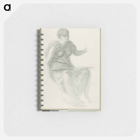 アートメモ帳-Study for One of the Fates - エドワード バーン ジョーンズ Memo.