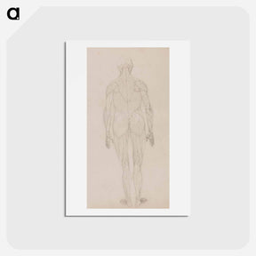 アートポストカード-Human Figure, Posterior View
 - ジョージ スタッブス Postcard.