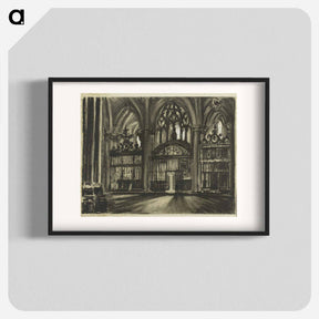 アートポスター-Side Chapels, the Cathedral, Toledo
 - ジョセフ ペネル Poster.