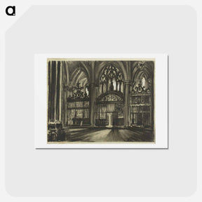 アートポストカード-Side Chapels, the Cathedral, Toledo
 - ジョセフ ペネル Postcard.